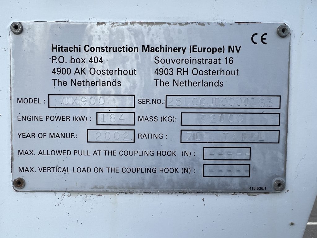 Hitachi CX900HD 000183 - VEMA Crane