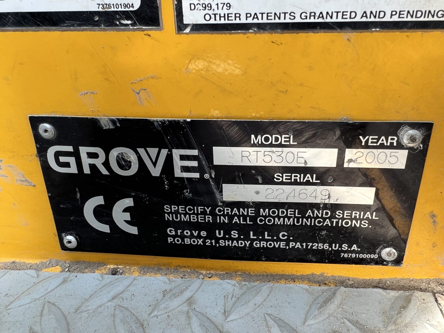 Grove RT530E 224649 - VEMA Crane