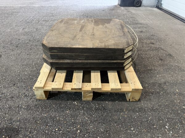 Outrigger pads 750 x 740 x 50 - wood — изображение 2