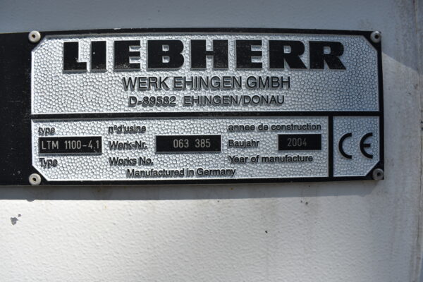 Liebherr LTM1100-4.1 063385 - Image 36