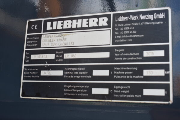 Liebherr LR1160 134196 – Image 18