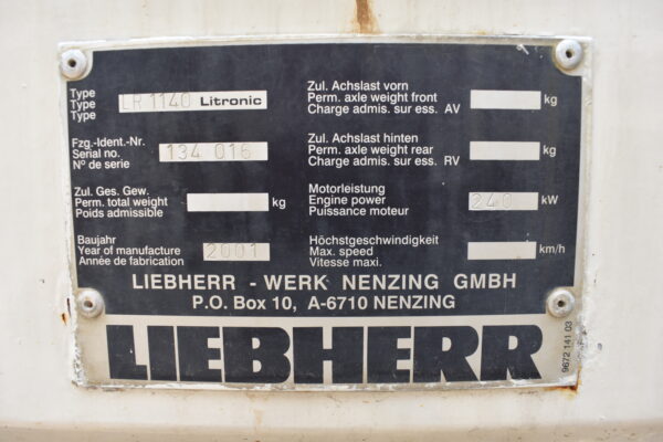 Liebherr LR1140 134016 – Image 16