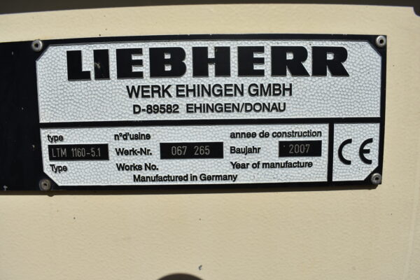 Liebherr LTM1160-5.1 067265 - Obrázok 36