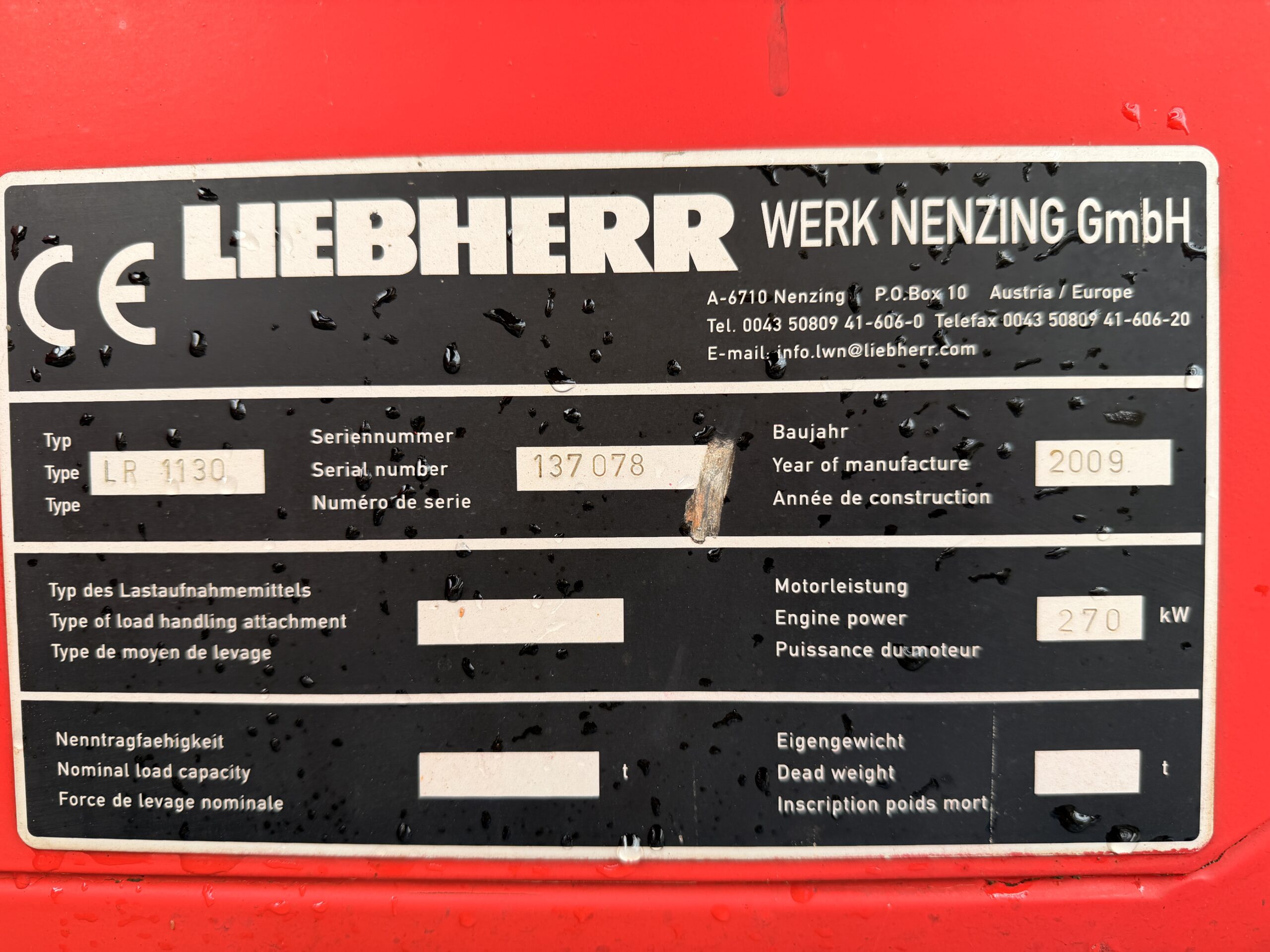 Liebherr LR1130 137078 - Obrázek 10